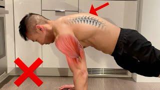  Push-Up Mistake (STOP DOING THIS‼️)