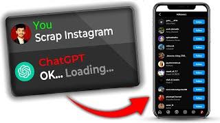  Top Secret Instagram Scraper by Chat GPT -  No Ban Guaranteed!