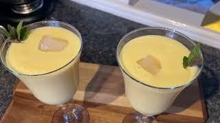 Mango Lassi ~ Restaurant Style Drinks ~ Refreshing Summer Smoothie ~ Auntie Jamilla’s Kitchen