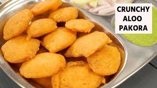 Crunchy Aloo Pakora - Easy Lockdown Street Style Recipes - CookingShooking