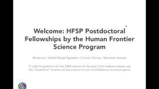 eLife Webinar: HFSP Postdoctoral Fellowships by Human Frontier Science Program