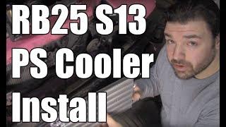 RB25 S13 Power Steering Cooler Install FUNCTION BEAST: S1-E2