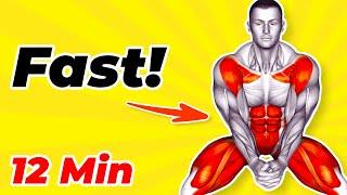  12-MIN AT-HOME Workout  BURN Stomach Fat FAST!