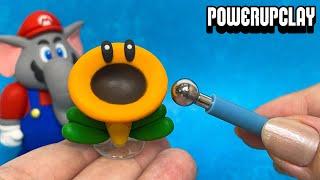 Making the Talking Flower from Super Mario Wonder with Polymer Clay