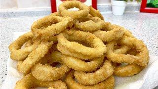 Самый НАСТОЯЩИЙ Рецепт "Кольца Кальмаров" /Кальмар в Кляре/The most REAL Squid Rings Squid in Batter