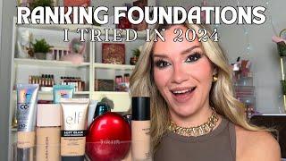 RANKING FOUNDATIONS I TRIED IN 2024