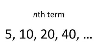 Find nth term in doubling sequence