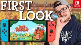  FIRST LOOK! | ROOTS OF PACHA NINTENDO SWITCH GAMEPLAY