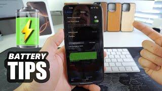 10+ TIPS to MAXIMIZE the Battery Life | Apple iPhone 16 Pro Max