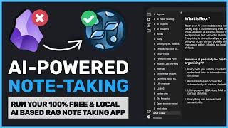 Reor: OPENSOURCE & 100% LOCAL Obsidian Alternative AI Note-taking app with RAG Support (w/ Llama 3)