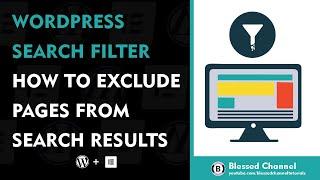 WordPress Search Filter - How to Exclude Pages from Search Results