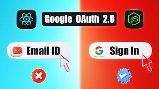 Login With Google Using React & Node  - MERN Auth 2.0