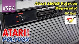 Manutenção #324 - Atari 2600S Polyvox Depenado!