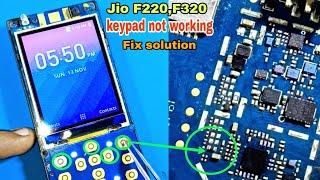 jio phone F220b keypad  problem/ Jio f320 keypad not working