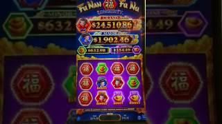 This Fu Nan Fu Nu Machine Was RIGGED! #shorts #casino #gamblinassassin #bigwin #maxbet #slots