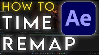 How to TIME REMAP in after effects - speed ramp/graph editor tutorial
