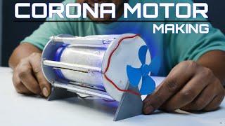 Spinning with Static! How to Make a Corona Motor