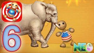 Kick The Buddy: Gameplay Walkthrough Part 6 - Buddy And The Elephant! (iOS, Android)