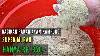 Pakan Indukan Ayam Kampung Super Murah !!