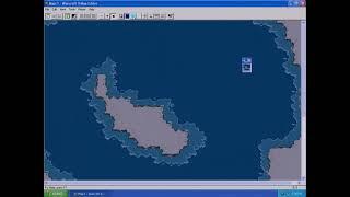 Warcraft II Shareware Map Editor on Windows XP, Intel Pentium III 800MHz