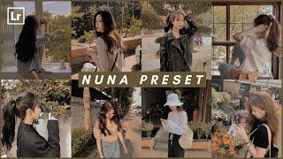 Free Lightroom Preset Gratis DNG XMP | Lightroom Editing Tutorial Korean Preset | Nuna Preset