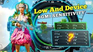 Low End Device Zero Recoil Best Sensitivity Setting Bgmi/Pubg | All Low Device Sensitivity Setting