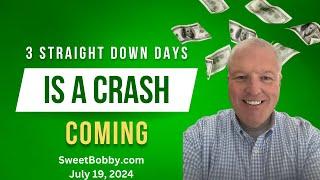 3 Straight Down Days - Is a Crash Coming?