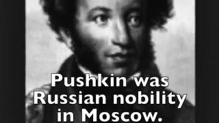 BLACK LIKE Alexander Pushkin, founder of Russian literature