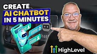 Create AI ChatBot in 5 minutes with GoHighlevel