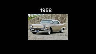 Evolution Of Cadillac Eldorado (1953-2002) #evolution #cadillac #carsviralshorts #supercars