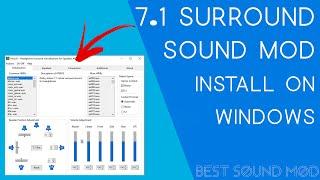 7.1 HD Sound Mod (HeSuvi) for Windows...How to install Best Audio mod 