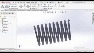 SOLIDWORKS : How to create spring | IMPULSE