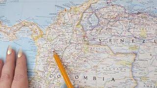 ASMR ~ Antioquia, Colombia History & Geography ~ Soft Spoken Map Tracing Google Earth