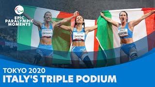 Tokyo 2020:  Ambra Sabatini Leads Italy's Tripe Podium and Breaks a World Record