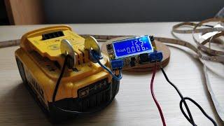 12v LED Strip light powered by Dewalt 20V Battery