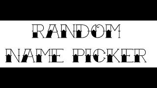 Random Name Picker (Digital)