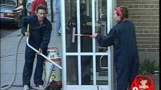 Phone Booth Cleaning Prank