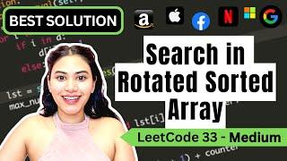 Search in Rotated Sorted Array - LeetCode 33 - Python