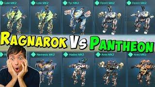 RAGNAROK VS PANTHEON Hangar Mk2 War Robots LIVE Gameplay WR