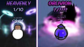 Oblivion Vs Heavenly potion in Sols RNG... (Roblox)