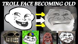 Mr. Incredible Becoming Old but it’s Troll Face / TROLLGE! (Mr. incredible becoming Uncanny)