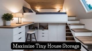 40 Creative Tiny House Storage Ideas/Storage Solutions! - Increase storage in a tiny house!