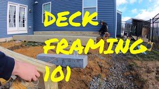 DECK FRAMING 101 - My Best Tips For Framing A Deck