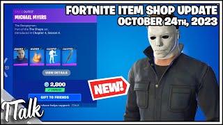 Fortnite Item Shop *NEW* MICHAEL MYERS SKIN! [October 24th, 2023] (Fortnite Battle Royale)