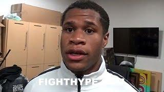 DEVIN HANEY, FOUGHT RYAN GARCIA 6 TIMES AND SPARRED GERVONTA DAVIS, TIGHT-LIPPED ON WHO WOULD WIN