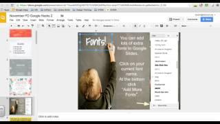 Adding new fonts to Google Slides