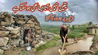 Life Of Innocent People In Heaven At The Top Of Mountains | Rainy season In Pakistani Village￼