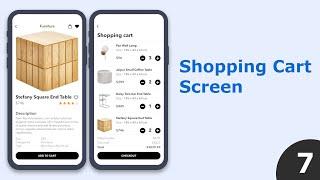 Shopping Cart Screen - eCommerce - Flutter App - Ep 7 | Speed Code