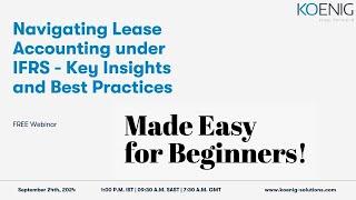 Mastering IFRS Lease Accounting Made Easy for Beginners!