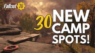 30 NEW CAMP Locations in Skyline Valley on Fallout 76 2024